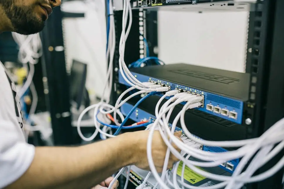 Instalación de fibra óptica